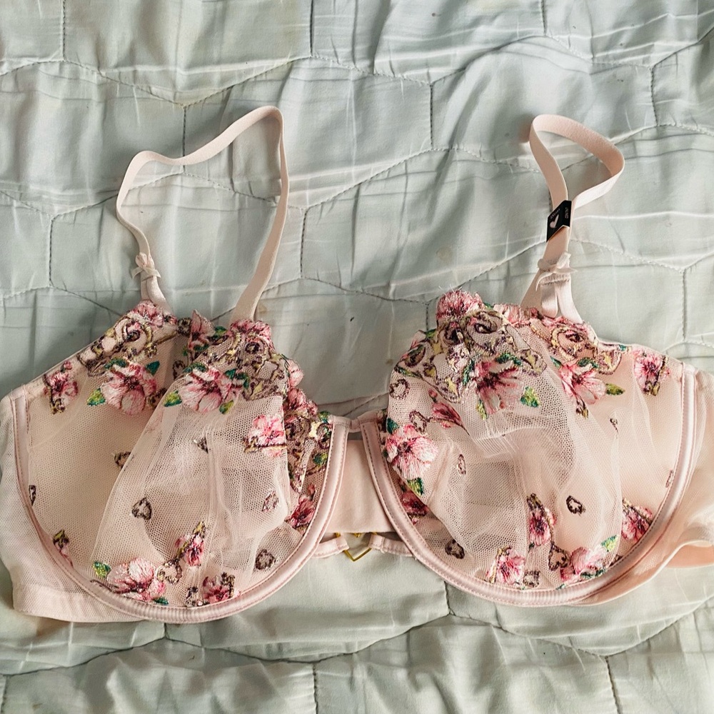 Victoria's Secret Floral Embroidered Bra